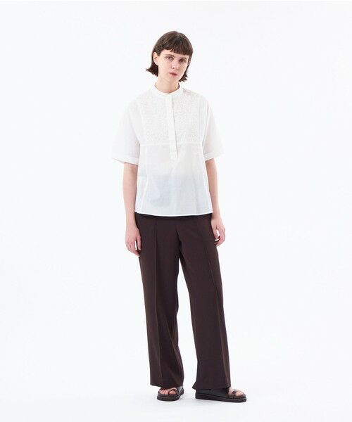 MACKINTOSH PHILOSOPHY / マッキントッシュ フィロソフィー シャツ・ブラウス | ＜CRANWELL SHIRTS＞フラワーレース | 詳細1