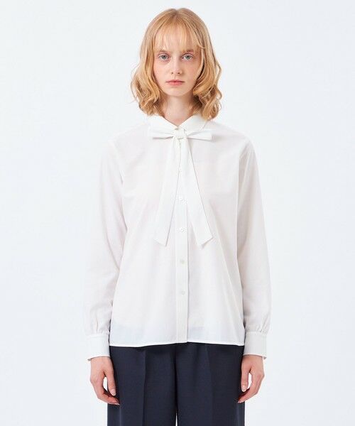MACKINTOSH PHILOSOPHY / マッキントッシュ フィロソフィー シャツ・ブラウス | 【TROTTER（トロッター）シリーズ】リボンタイシャツ | 詳細4