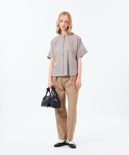 MACKINTOSH PHILOSOPHY / マッキントッシュ フィロソフィー シャツ・ブラウス | リネンミックスバンドカラーシャツ | 詳細3