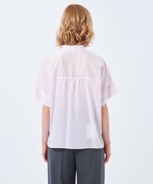 MACKINTOSH PHILOSOPHY / マッキントッシュ フィロソフィー シャツ・ブラウス | リネンミックスバンドカラーシャツ | 詳細6