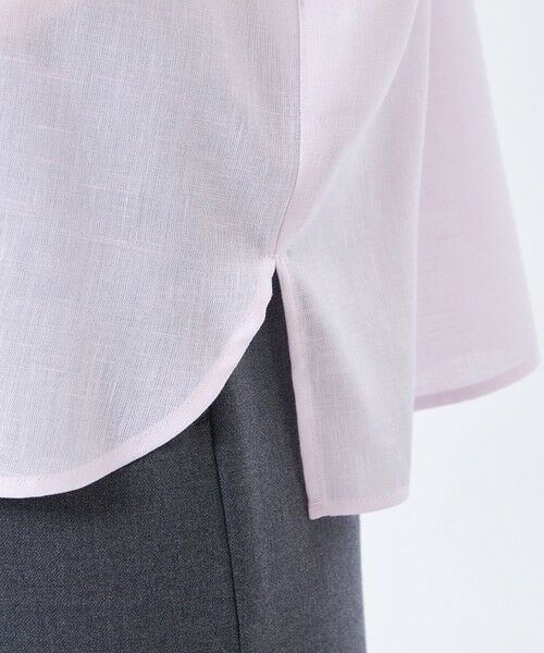 MACKINTOSH PHILOSOPHY / マッキントッシュ フィロソフィー シャツ・ブラウス | リネンミックスバンドカラーシャツ | 詳細8