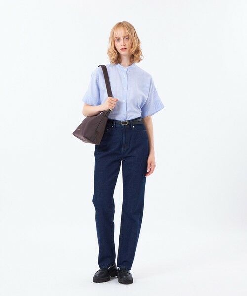 MACKINTOSH PHILOSOPHY / マッキントッシュ フィロソフィー シャツ・ブラウス | リネンミックスバンドカラーシャツ | 詳細2