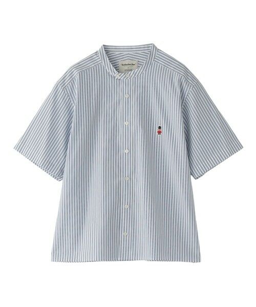 MACKINTOSH PHILOSOPHY / マッキントッシュ フィロソフィー シャツ・ブラウス | 【WEB&一部店舗限定】バッキンガムベア バンドカラー半袖シャツ（オフホワイト1）