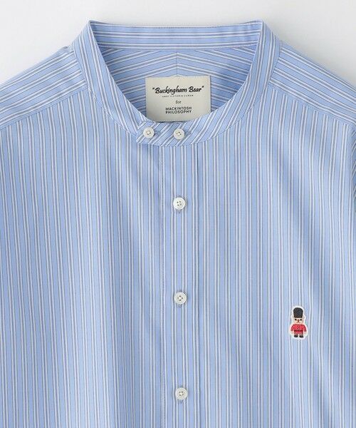 MACKINTOSH PHILOSOPHY / マッキントッシュ フィロソフィー シャツ・ブラウス | 【WEB&一部店舗限定】バッキンガムベア バンドカラー半袖シャツ | 詳細2