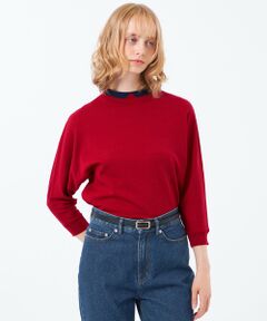 MACKINTOSH PHILOSOPHY / マッキントッシュ フィロソフィー ニット・セーター | 【Cleric Collar Knit(クレリックカラーニット)】ドルマンスリーブ
