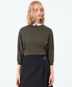 MACKINTOSH PHILOSOPHY / マッキントッシュ フィロソフィー ニット・セーター | 【Cleric Collar Knit(クレリックカラーニット)】ドルマンスリーブ