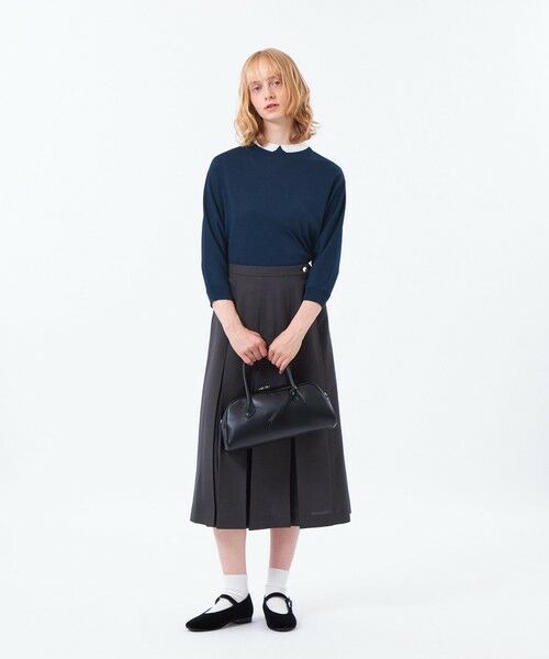MACKINTOSH PHILOSOPHY / マッキントッシュ フィロソフィー ニット・セーター | 【Cleric Collar Knit(クレリックカラーニット)】ドルマンスリーブ | 詳細3