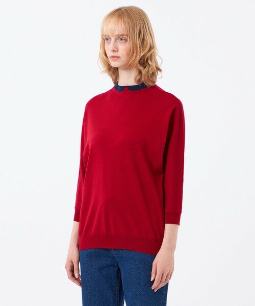 MACKINTOSH PHILOSOPHY / マッキントッシュ フィロソフィー ニット・セーター | 【Cleric Collar Knit(クレリックカラーニット)】ドルマンスリーブ | 詳細6