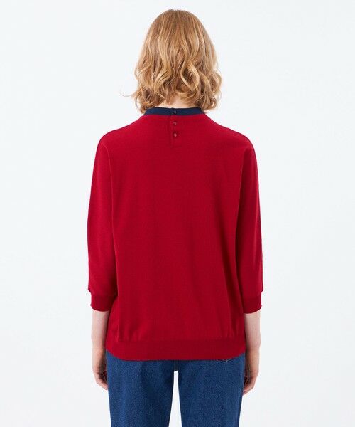 MACKINTOSH PHILOSOPHY / マッキントッシュ フィロソフィー ニット・セーター | 【Cleric Collar Knit(クレリックカラーニット)】ドルマンスリーブ | 詳細7