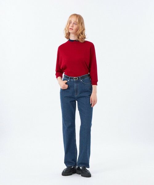 MACKINTOSH PHILOSOPHY / マッキントッシュ フィロソフィー ニット・セーター | 【Cleric Collar Knit(クレリックカラーニット)】ドルマンスリーブ | 詳細1