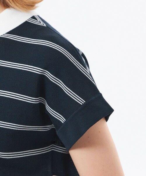 MACKINTOSH PHILOSOPHY / マッキントッシュ フィロソフィー ニット・セーター | 【Bicolor Knit Polo】ボーダー半袖 | 詳細7