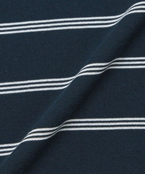 MACKINTOSH PHILOSOPHY / マッキントッシュ フィロソフィー ニット・セーター | 【Bicolor Knit Polo】ボーダー半袖 | 詳細10