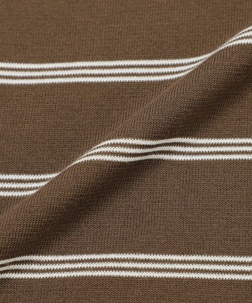 MACKINTOSH PHILOSOPHY / マッキントッシュ フィロソフィー ニット・セーター | 【Bicolor Knit Polo】ボーダー半袖 | 詳細11