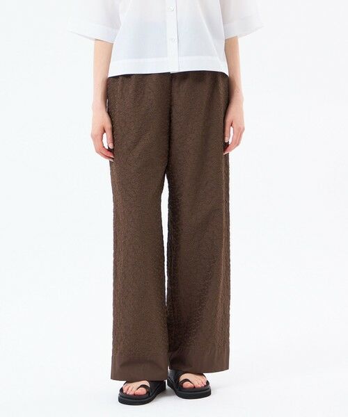 MACKINTOSH PHILOSOPHY / マッキントッシュ フィロソフィー その他パンツ | フラワーレースパンツ（ブラウン2）