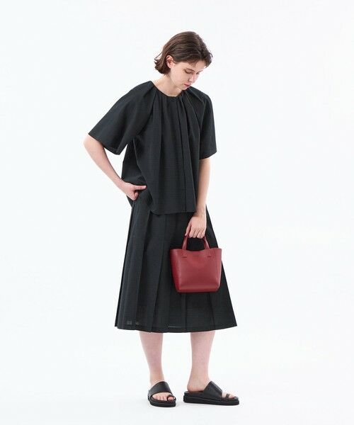 MACKINTOSH PHILOSOPHY / マッキントッシュ フィロソフィー ロング・マキシ丈スカート | ドットエアーサッカースカート | 詳細1