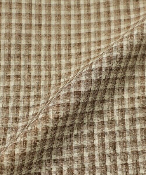 MACKINTOSH PHILOSOPHY / マッキントッシュ フィロソフィー ノーカラージャケット | GREY LABEL リネンミックスチェックジャケット | 詳細10