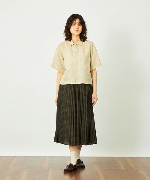 MACKINTOSH PHILOSOPHY / マッキントッシュ フィロソフィー シャツ・ブラウス | GREY LABEL リネンハーフスリーブシャツ | 詳細3