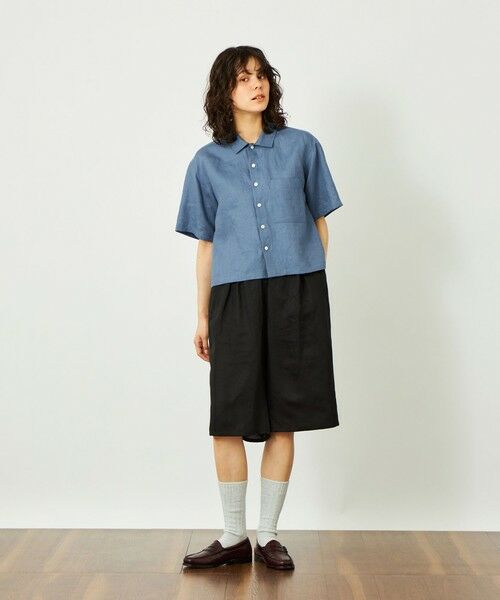 MACKINTOSH PHILOSOPHY / マッキントッシュ フィロソフィー シャツ・ブラウス | GREY LABEL リネンハーフスリーブシャツ | 詳細2