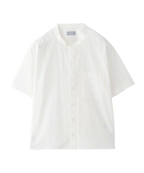 MACKINTOSH PHILOSOPHY / マッキントッシュ フィロソフィー シャツ・ブラウス | GREY LABEL バンドカラーショートスリーブシャツ（オフホワイト1）
