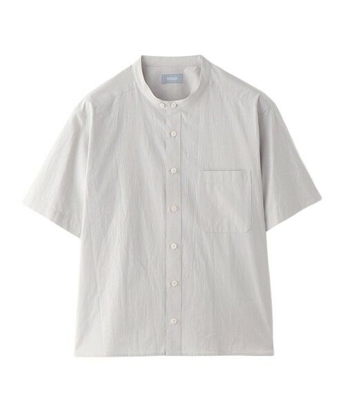MACKINTOSH PHILOSOPHY / マッキントッシュ フィロソフィー シャツ・ブラウス | GREY LABEL バンドカラーショートスリーブシャツ（グレー1）
