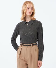 MACKINTOSH PHILOSOPHY / マッキントッシュ フィロソフィー ニット・セーター | レイヤードカラーアーガイルニット
