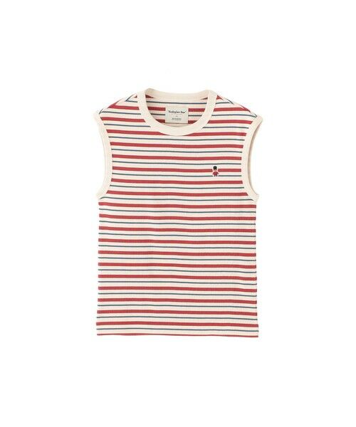 MACKINTOSH PHILOSOPHY / マッキントッシュ フィロソフィー カットソー | バッキンガムベア　マルチボーダータンクトップ（レッド4）