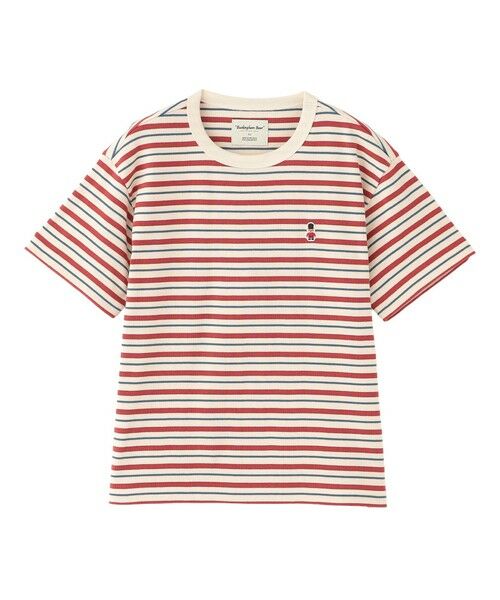 MACKINTOSH PHILOSOPHY / マッキントッシュ フィロソフィー カットソー | バッキンガムベア マルチボーダーTシャツ（レッド4）