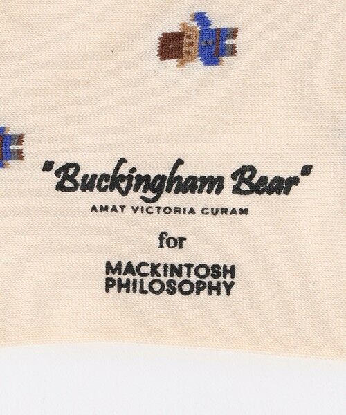 MACKINTOSH PHILOSOPHY / マッキントッシュ フィロソフィー その他インナー・ルームウェア | バッキンガムベアショートソックス | 詳細3