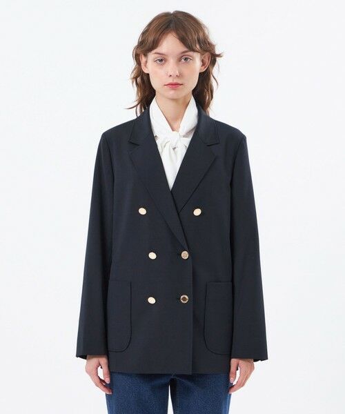 MACKINTOSH PHILOSOPHY / マッキントッシュ フィロソフィー ノーカラージャケット | 【WEB&一部店舗限定】ダブルブレストジャケット | 詳細3