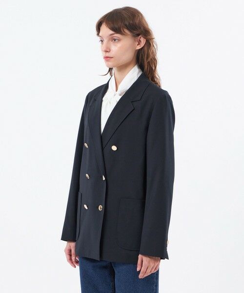 MACKINTOSH PHILOSOPHY / マッキントッシュ フィロソフィー ノーカラージャケット | 【WEB&一部店舗限定】ダブルブレストジャケット | 詳細4