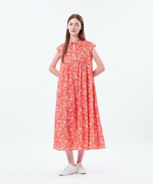 MACKINTOSH PHILOSOPHY / マッキントッシュ フィロソフィー ロング・マキシ丈ワンピース | 【WEB&一部店舗限定】リバティ フロントタックフレアワンピース | 詳細1