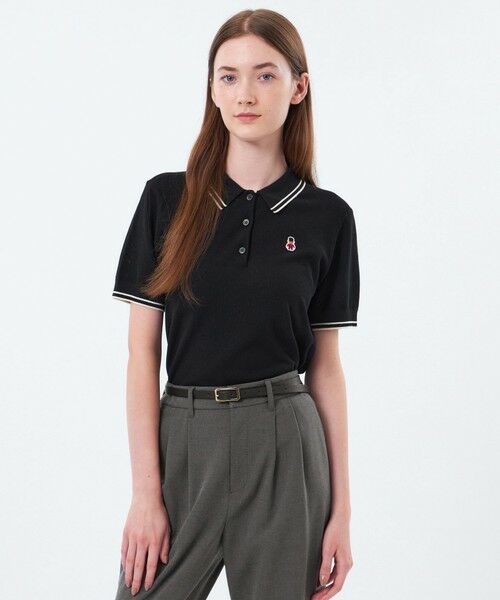 MACKINTOSH PHILOSOPHY / マッキントッシュ フィロソフィー ニット・セーター | 【WEB&一部店舗限定】バッキンガムベア カノコニットポロ（ブラック1）