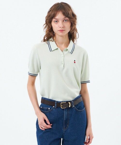 MACKINTOSH PHILOSOPHY / マッキントッシュ フィロソフィー ニット・セーター | 【WEB&一部店舗限定】バッキンガムベア カノコニットポロ（ブルー1）