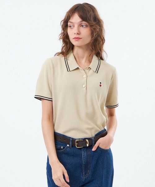 MACKINTOSH PHILOSOPHY / マッキントッシュ フィロソフィー ニット・セーター | 【WEB&一部店舗限定】バッキンガムベア カノコニットポロ（ベージュ1）