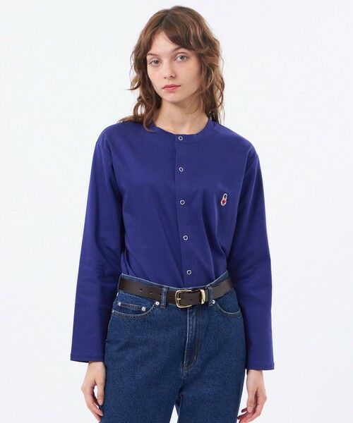 MACKINTOSH PHILOSOPHY / マッキントッシュ フィロソフィー カットソー | バッキンガムベア ポンチカーディガン（ブルー6）