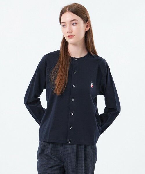 MACKINTOSH PHILOSOPHY / マッキントッシュ フィロソフィー カットソー | バッキンガムベア ポンチカーディガン（ネイビー3）