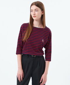 MACKINTOSH PHILOSOPHY / マッキントッシュ フィロソフィー カットソー | バッキンガムベア ワッペンボーダーロンT