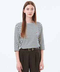 MACKINTOSH PHILOSOPHY / マッキントッシュ フィロソフィー カットソー | バッキンガムベア ワッペンボーダーロンT
