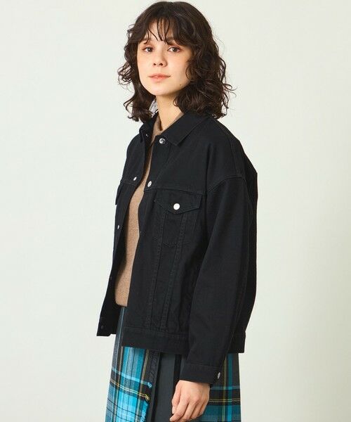 MACKINTOSH PHILOSOPHY / マッキントッシュ フィロソフィー ブルゾン | GREY LABEL　デニムトラッカージャケット（ブラック1）