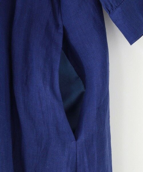 MACKINTOSH PHILOSOPHY / マッキントッシュ フィロソフィー ロング・マキシ丈ワンピース | GREY LABEL リネンシャーリングドレス | 詳細5
