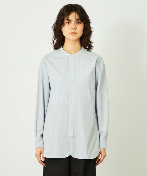MACKINTOSH PHILOSOPHY / マッキントッシュ フィロソフィー シャツ・ブラウス | GREY LABEL バンドカラーシャツ | 詳細4