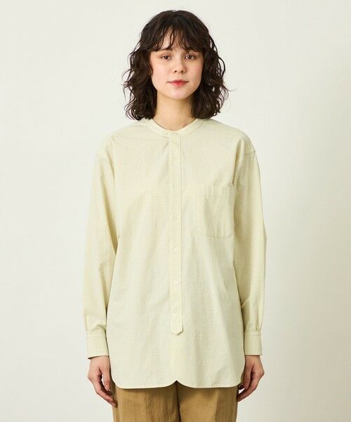 MACKINTOSH PHILOSOPHY / マッキントッシュ フィロソフィー シャツ・ブラウス | GREY LABEL パターンドバンドカラーシャツ | 詳細4
