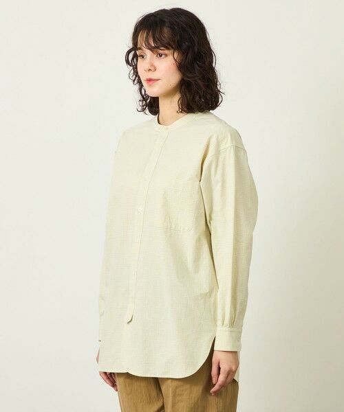 MACKINTOSH PHILOSOPHY / マッキントッシュ フィロソフィー シャツ・ブラウス | GREY LABEL パターンドバンドカラーシャツ | 詳細5