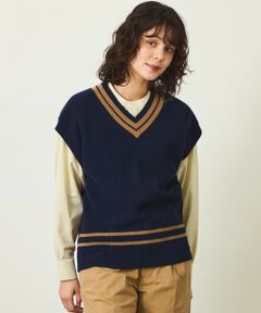 MACKINTOSH PHILOSOPHY / マッキントッシュ フィロソフィー ニット・セーター | GREY LABEL チルデンニットベスト