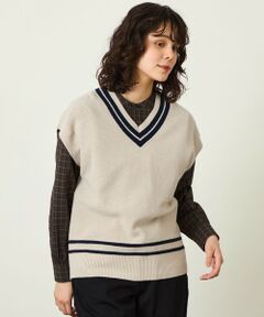 MACKINTOSH PHILOSOPHY / マッキントッシュ フィロソフィー ニット・セーター | GREY LABEL チルデンニットベスト