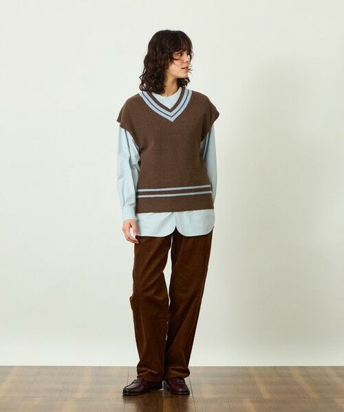 MACKINTOSH PHILOSOPHY / マッキントッシュ フィロソフィー ニット・セーター | GREY LABEL チルデンニットベスト | 詳細3