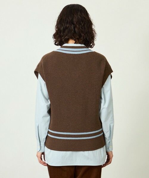 MACKINTOSH PHILOSOPHY / マッキントッシュ フィロソフィー ニット・セーター | GREY LABEL チルデンニットベスト | 詳細6