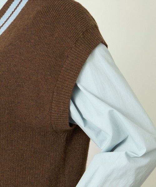 MACKINTOSH PHILOSOPHY / マッキントッシュ フィロソフィー ニット・セーター | GREY LABEL チルデンニットベスト | 詳細7