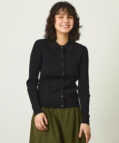 GREY LABEL ニットポロカーディガン