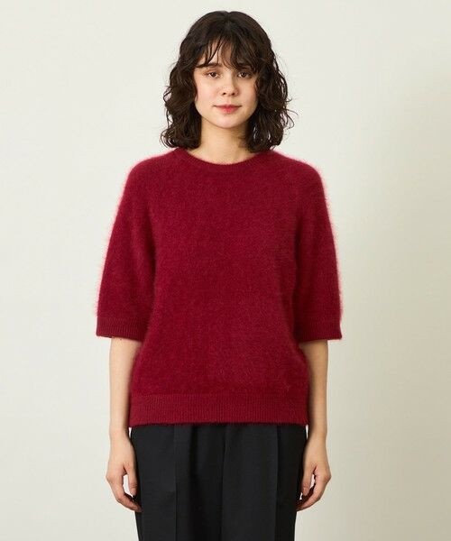 MACKINTOSH PHILOSOPHY / マッキントッシュ フィロソフィー ニット・セーター | GREY LABEL ウールファーハーフスリーブニット | 詳細4